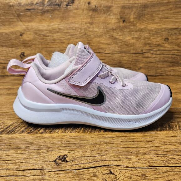 Nike Star Runner Pink Slip on running sneaker size 13 child. - Picture 3 of 8